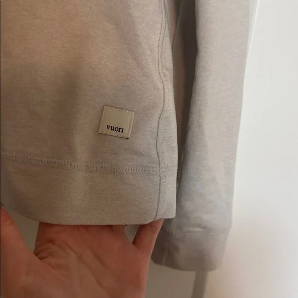 Vuori Halo Essential Half Zip hesthered oyster M - Picture 3 of 6